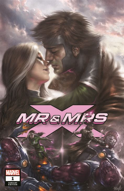 Mr And Mrs X 1 Variant Comic Book Wedding Rogue Gambit Marvel