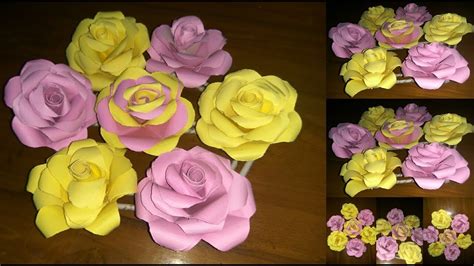 Ide Kreatif Membuat Bunga Mawar Dengan Kertas Karton Creative Craft