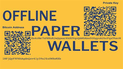 Store your paper wallet securely. Offline Paper Wallet Generator | Cryptocurrency Paper ...