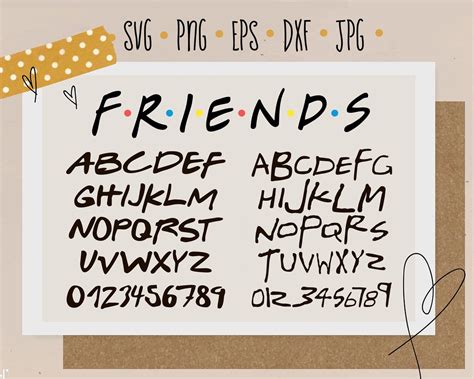 Friends Svg Friends Font Svg Friends Alphabet Svg Friends | Etsy | Friends font, Lettering, Svg