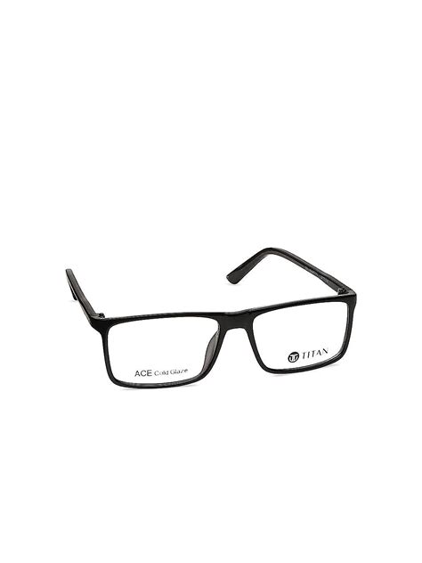 Buy Titan Men Rectangular Eyeglasses Black Pack Of 1 At
