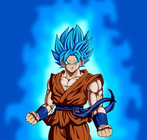 Goku Super Saiyan Blue By Penandpaper64 On Deviantart