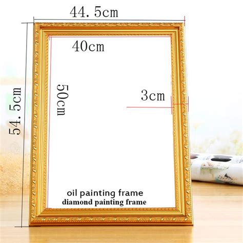 Wood Stretcher Diy Oil Painting Diamond Mosaic Thick Wood Frame Wall