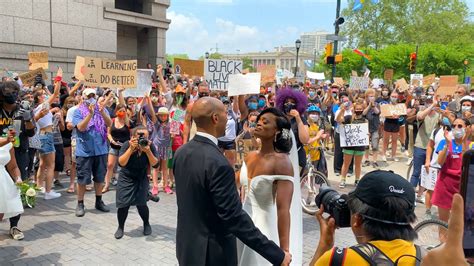 This Bride And Groom Joined Philadelphia Protesters To Say ‘black Love