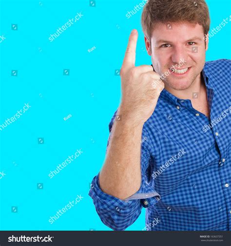 Young Man Pointing Stock Photo 163637351 Shutterstock