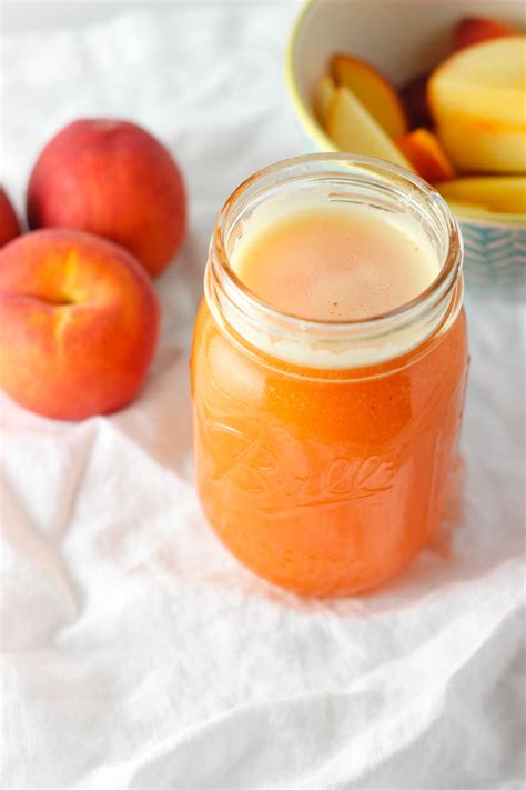 Single Serving Peach Lemonade Exploring Healthy Foods