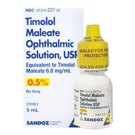 Timolol Maleate Ophthalmic Solution 05