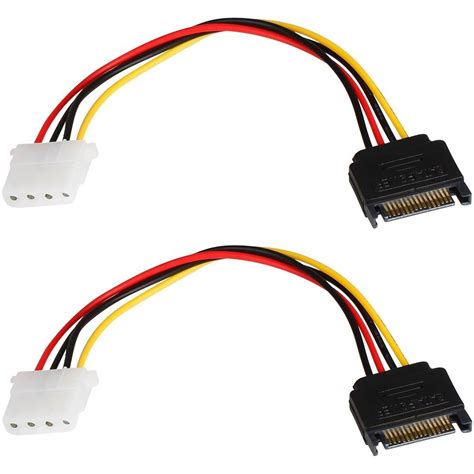 High Quality Goods 15 Pin Sata To 4 Pin Ide Molex Power Connector