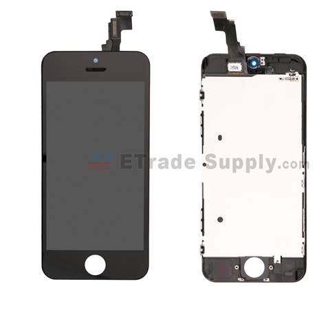 Remove the two screws next to the lightning connector. Apple iPhone 5S LCD Screen Assembly - ETrade Supply