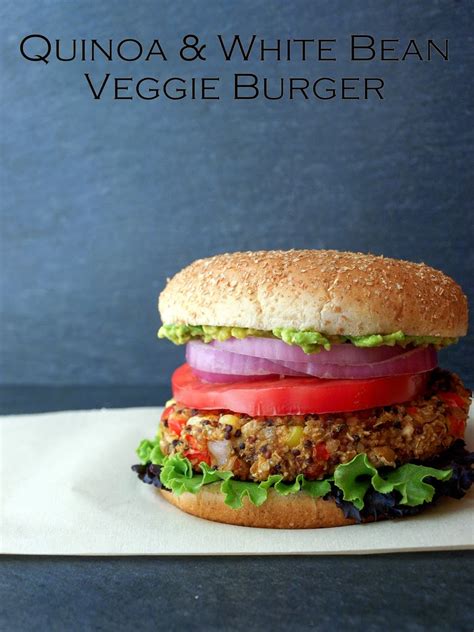 The Simple Veganista Quinoa And White Bean Veggie Burger