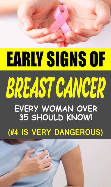 Early Warning Signs Of Breast Cancer Is Growing In Your Body That Most