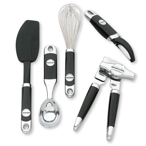 Kitchenaid 5 Piece Gadget Set Black Km412ob Ecookshop