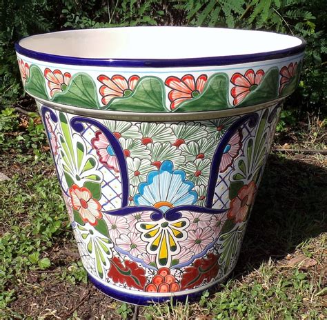 Tfpl Talavera Planter Decorative Ceramic Flower Potplanter Etsy