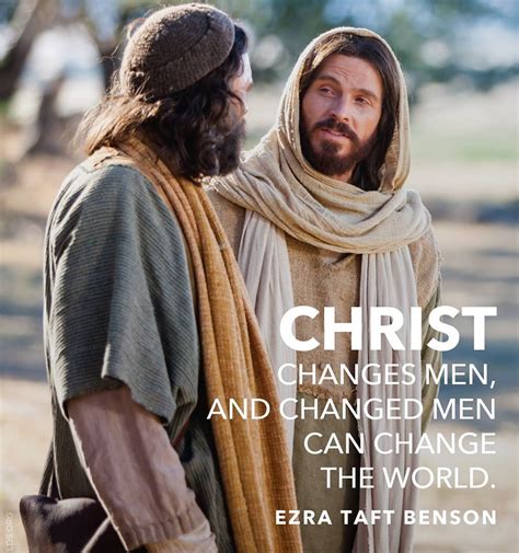 Christ Changes Men And Changed Men Can Change The World Born Of