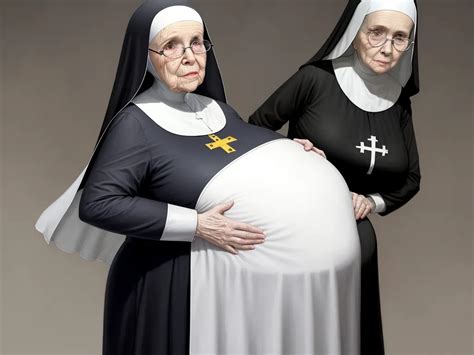 1920x1080 Converter Pregnant Elderly Nun With Large Belly