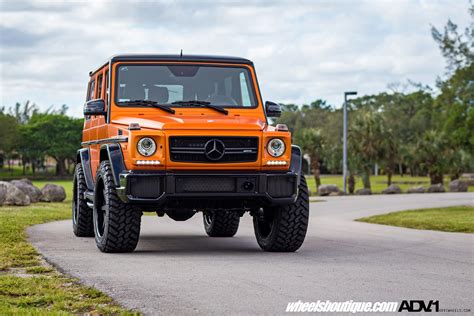 Orange Fever Mercedes G Wagen On Adv1 Off Road Wheels — Gallery