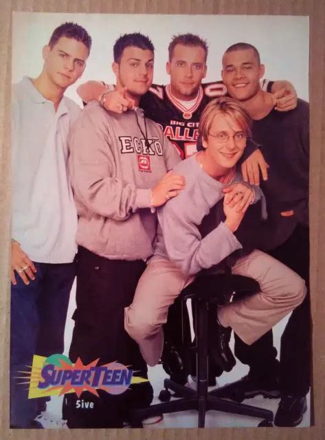 Magazine Pinup~ Boyband Five W Ritchie Neville ~1990s ~~back Boyband The Spies Eur 414