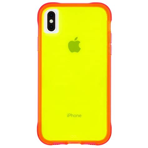 Case Mate Apple Iphone Xs Max Tough Neon Green Pink Neon Case Walmart