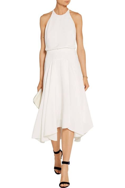 Ivory Stretch Crepe Midi Dress Sale Up To 70 Off The Outnet