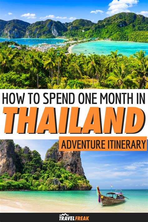 how to spend one month adventuring in thailand thailand adventure thailand travel