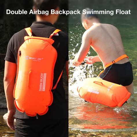 Double Airbag Swimming Buoy Floating Mark Detachable Shoulder