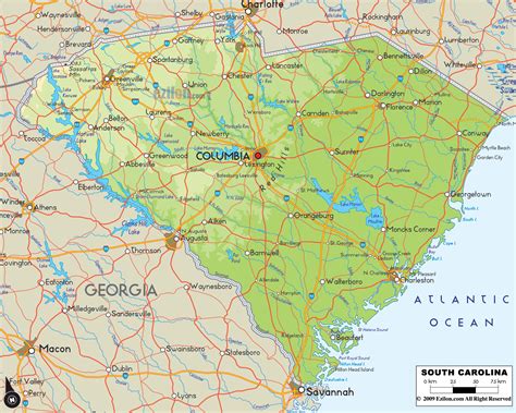 Exploring The Map Of S Carolina Your Ultimate Guide Map Of Europe