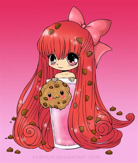 Yampuff Chibi Cookie Coloring By Nakario On Deviantart Chibi Kawaii