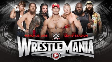 Triple h was officially made for wrestlemania 31 sunday at fastlane. WWE WrestleMania 31: Updated match card