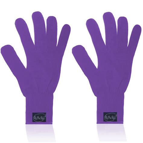 Pair Myprostyler Professional Heat Resistant Gloves For Curling And Flatting Iron Straightener