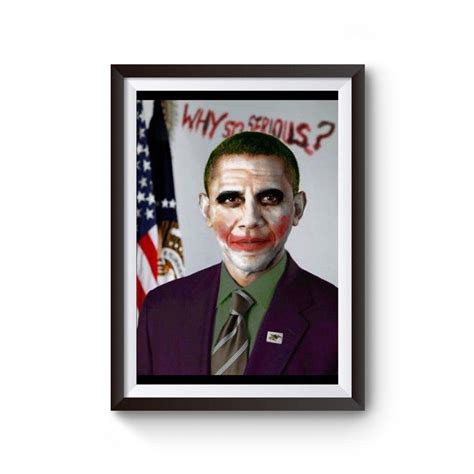 Barack Obama Joker Poster
