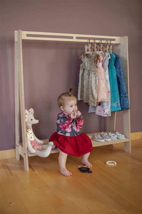 Wood Clothes Rack A Frame Rack Wood Clothing Rack Dress Up Storage