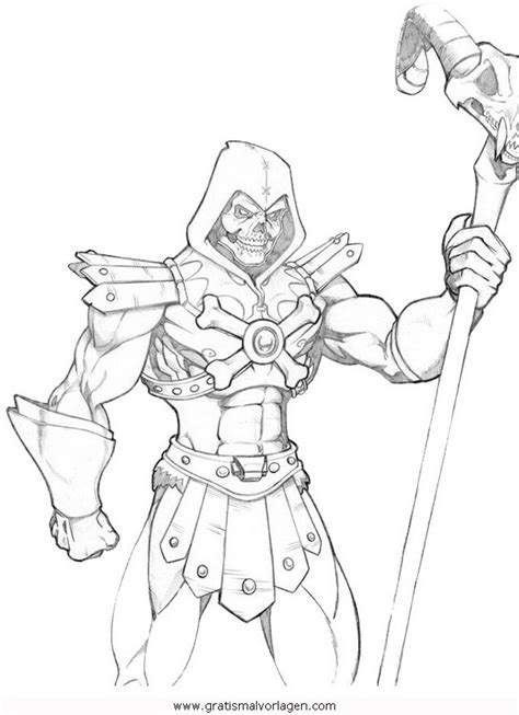 Skeletor Coloring Pages