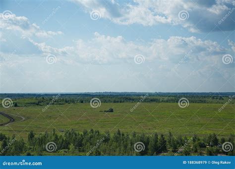 Russian Plain Landscape Tula Region Of Russia Stock Image Image Of