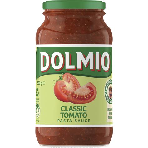 Dolmio Traditional Recipe Classic Tomato Pasta Sauce 500g Woolworths