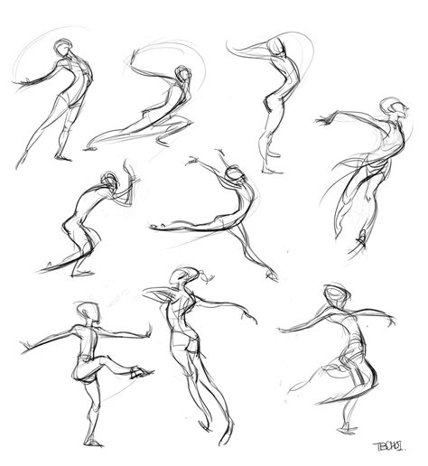Artstation Drawing Tb Choi Movement Drawing Figure Drawing