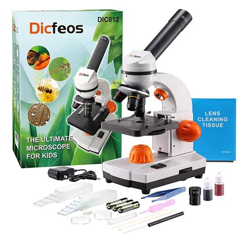 Dicfeos Microscope For Kids And Student 40x 100x 250x 400x
