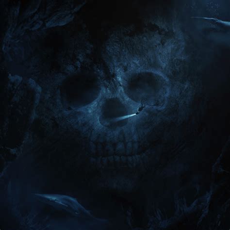 Divers 500px Dark Artwork Skull Underwater Wallpapers Hd Desktop