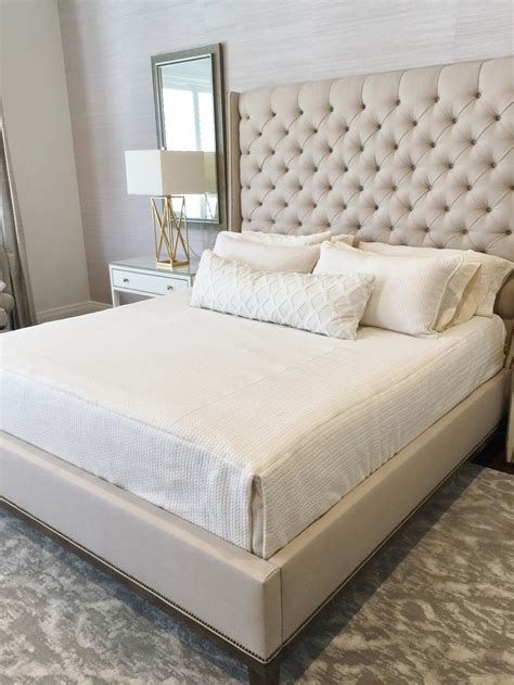 Bedrooms Change Out The Wood Headboard For A Softer More Luxurious