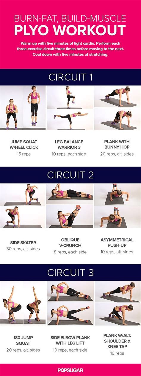13 Printable No Equipment At Home Workouts To Try Now Plyometric