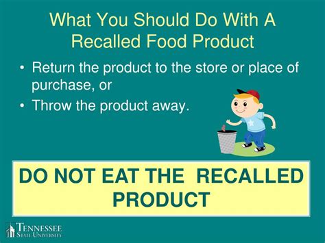 Ppt Managing Food Recalls And Food Tampering Powerpoint Presentation
