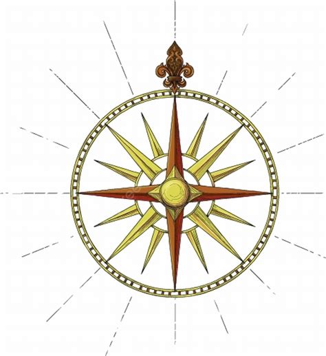 North South Vector Hd Images Wind Rose Compass North South Compass