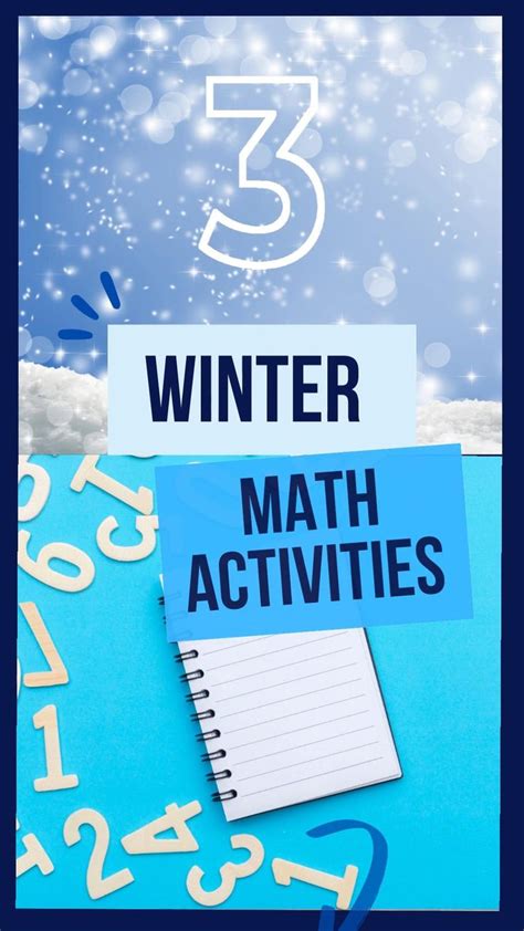 Winter Math Ideas For Kindergarten And First Grade Winter Math