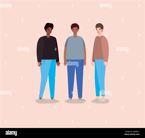 Men Avatars Cartoons Vector Design Stock Vector Image And Art Alamy