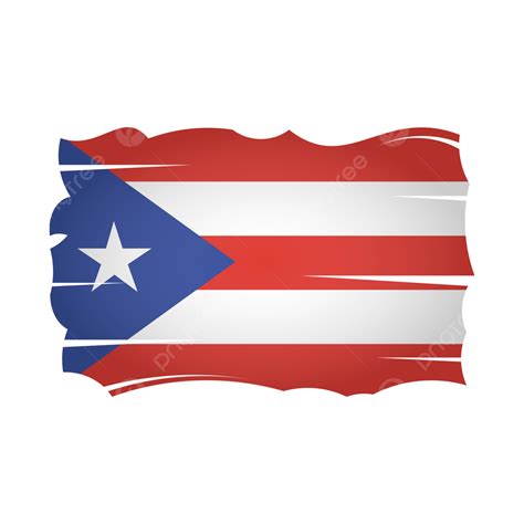 Bandera De Puerto Rico Png Vector Diseño Png Dibujos Puerto Rico
