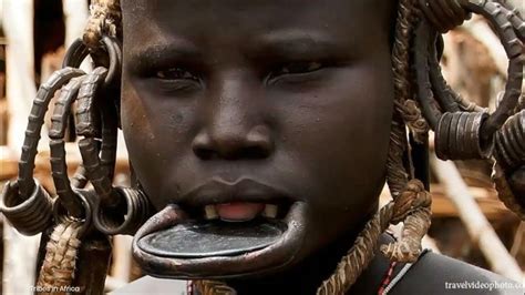 the most dangerous tribes in africa the mursi tribes in africa tribes in africa tv 1 youtube