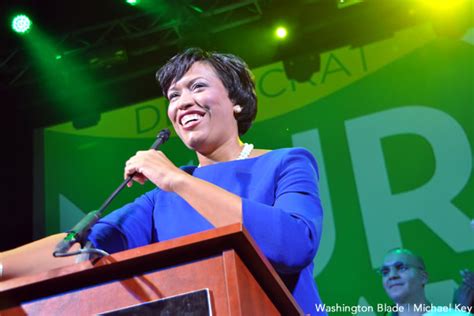 Muriel Bowser Wins Race For Dc Mayor Gay News