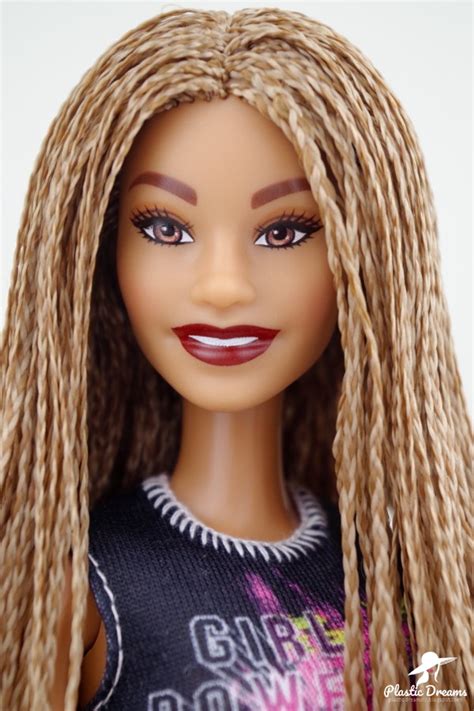plastic dreams barbie et miniatures fashionistas barbie doll tall with braided hair