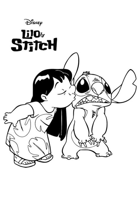 20 Free Printable Lilo And Stitch Coloring Pages