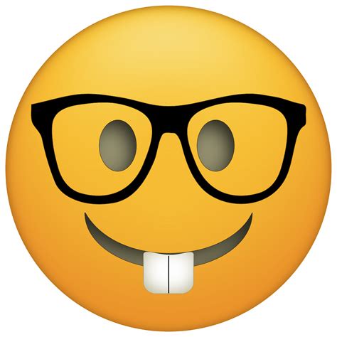 Emoji Nerd Glasses Png 2 083×2 083 Pixels Projects To Try Pinterest