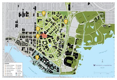 University Of Washington Seattle Campus Map Maps Directions South